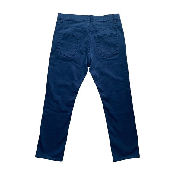 H&M Slim-Fit Cotton Pants | Size 31 | Navy - Picture 9 of 13